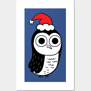 Christmas owl Posters and Art